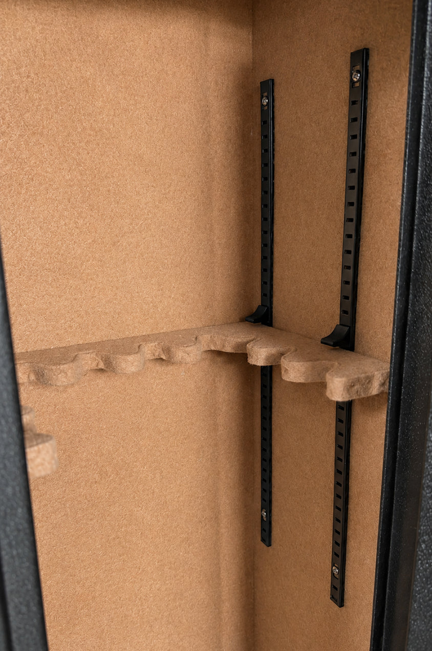 Pro-Tactical SD7 Gun Safe - 7 Gun Digital Fingerprint & Combo Lock