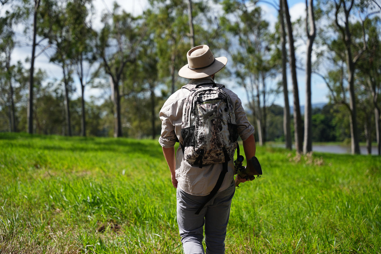 Pro-Tactical Stalker Backpack w/ Back Support Koorangie Camo Fleece