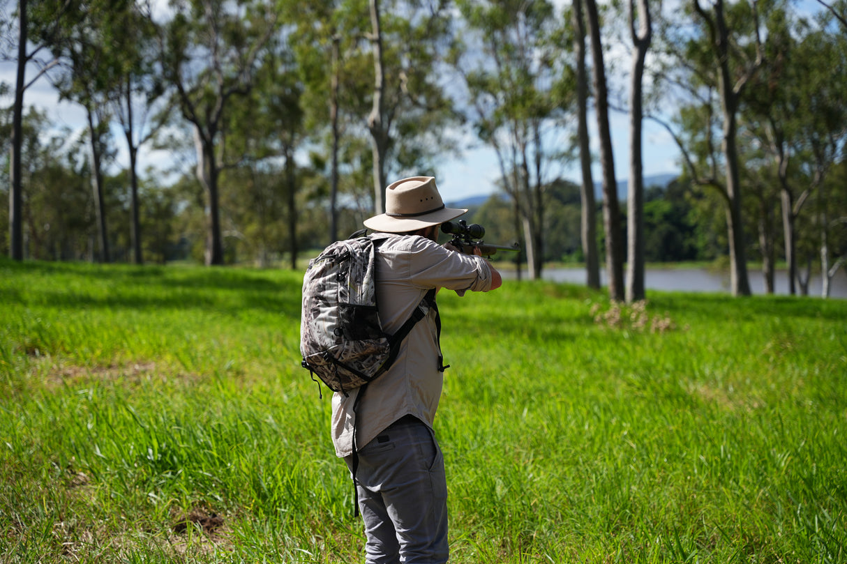 Pro-Tactical Stalker Backpack w/ Back Support Koorangie Camo Fleece