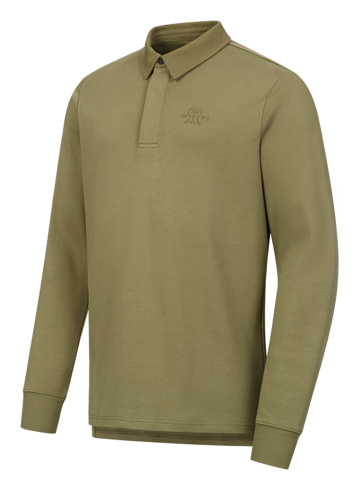 Rigby Dagga Boy Scrum Cap Rugby Shirt - Olive - Large