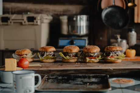 Venison Burgers by the Legendary Harry Foster