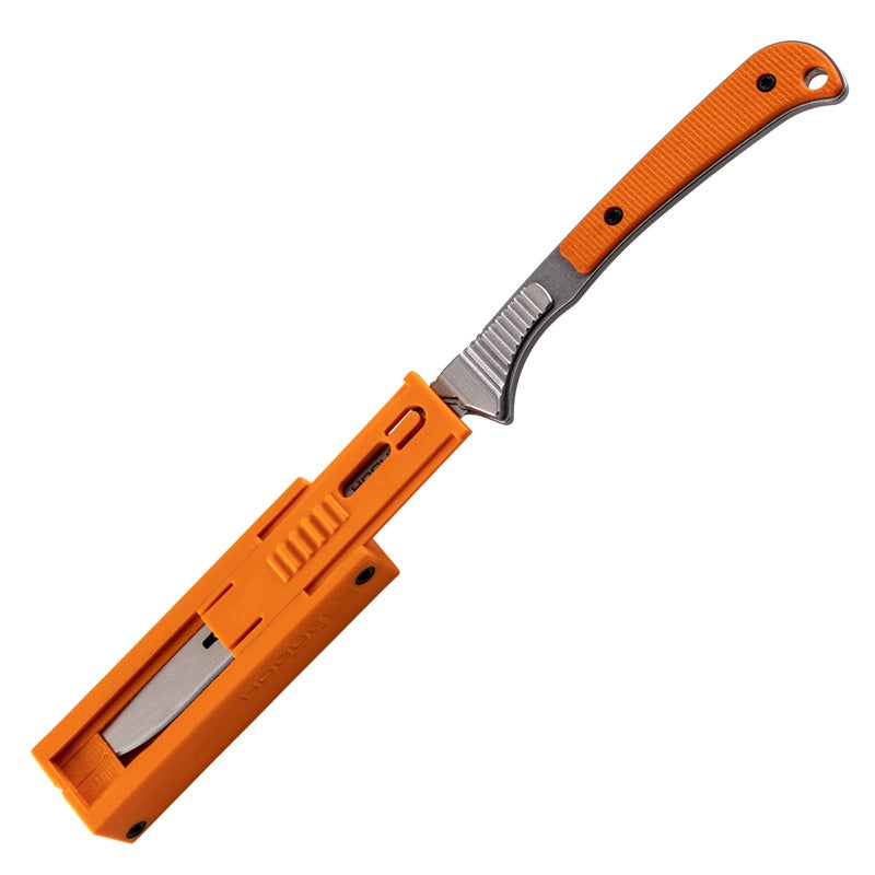 Hogue Expel Scalpel Blade Dispenser Loaded with 5 #60 Style Blades - Orange