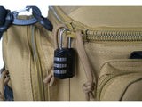 Manitoba Range Bag with 2 Pistol Sleeves Tan