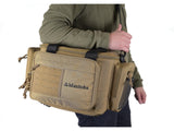 Manitoba Range Bag with 2 Pistol Sleeves Tan