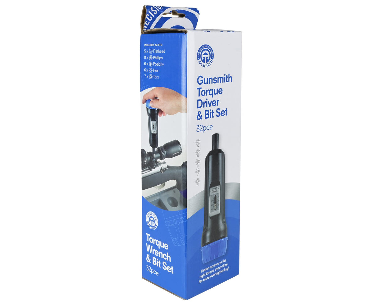 Accutech Torque Wrench 32pce Bit Set