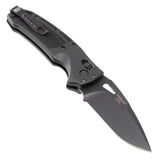 Hogue SIG Sauer K320 3.5" Folder (Nitron) - Drop Point Blade - Black Cerakote - Black Polymer Frame