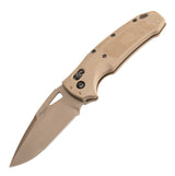 Hogue SIG Sauer K320 3.5" Folder (M17 & M18) - Drop Point Blade - Coyote PVD - Coyote Tan Polymer Frame