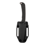 Hogue Extrak Knife 3.3" Fixed Clip Point Blade CPM M4 - Orange Cerakote - G10 Solid Black Peel Ply