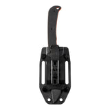 Hogue Extrak XL Knife 3.9" Fixed Clip Point Blade Magnacut - Tumbled Finish - G10 Solid Orange Peel Ply Scales