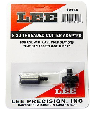 Lee 8-32 Threaded Cutter Adapter for Case Prep Stations