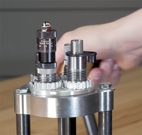 Lee Carbide Factory Crimp Die with Micrometer - 357 Magnum, 38 Special