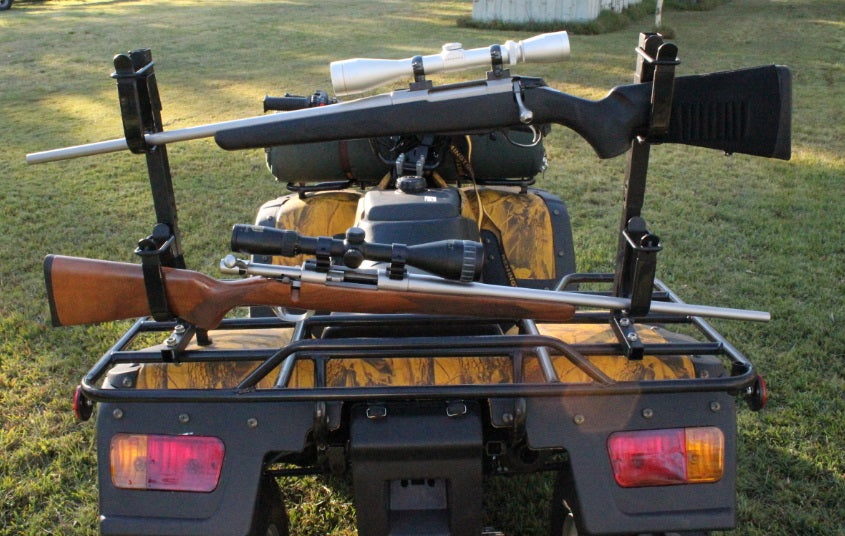 Pro-Tactical ATV Quad Bike Gun Rack - Double