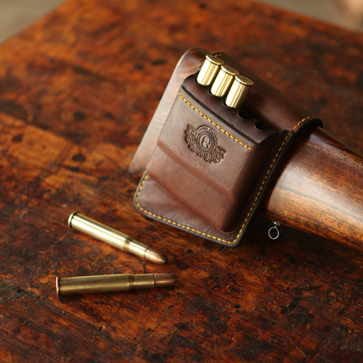 Els Leather The Kimberly Stock Cartridge Pouch African Large