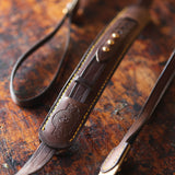 Els Leather Sutherland Canvas and Leather Binocular Sling