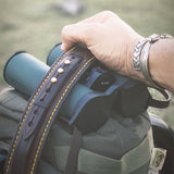 Els Leather Sutherland Canvas and Leather Binocular Sling