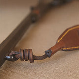 Els Leather The Wilderness Canvas and Leather Rifle Sling - Thong End