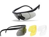 Earmor Hardcore Shooting Glasses Set (3 Lens) - Yellow, Smoke, Clear