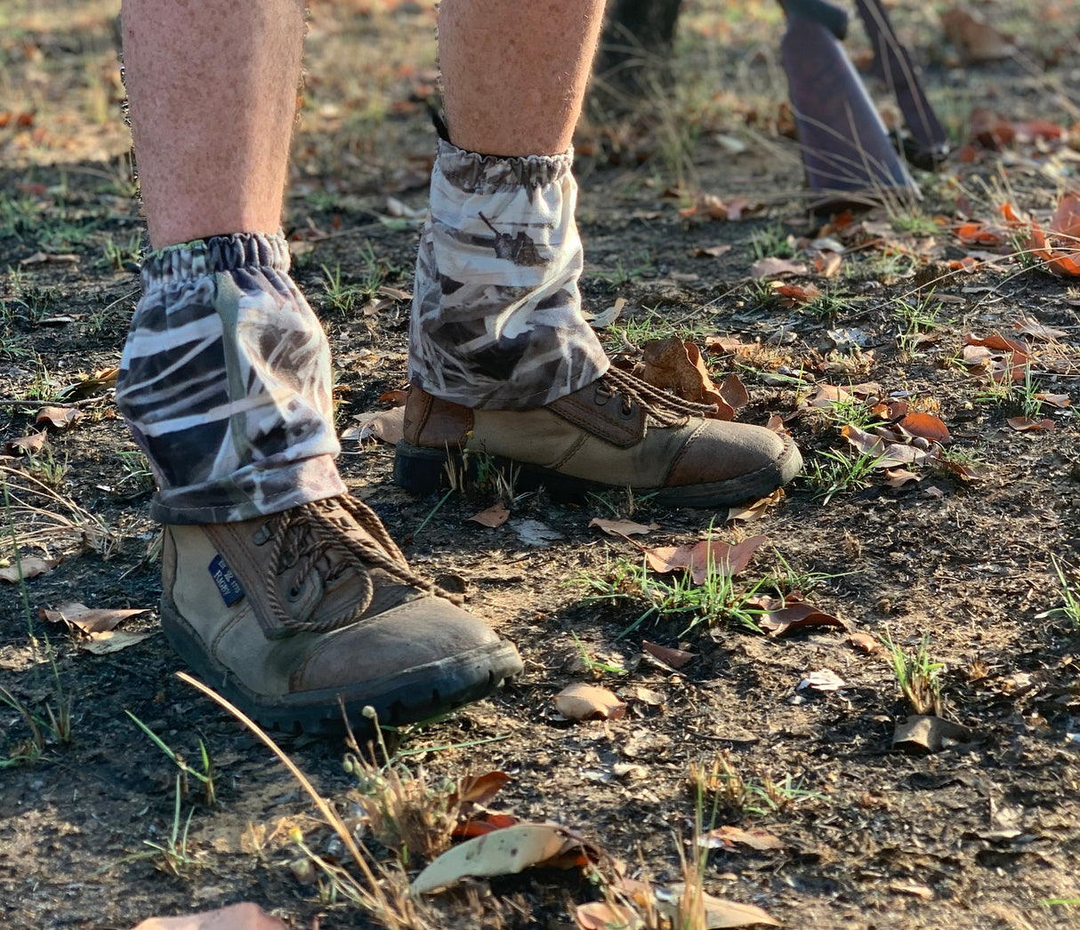 Pro-Tactical Gaiters Short Camo Fleece