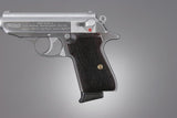 Hogue Walther PPK/S and PP Wooden Grips - Checkered - Rosewood