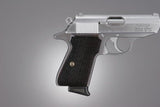 Hogue Walther PPK/S and PP Wooden Grips - Checkered - Rosewood