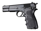 Hogue Browning Hi-Power Rubber grip with Finger Grooves Black