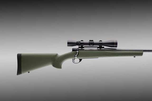 Hogue Howa 1500/Weatherby Long Action Heavy/Varmint Barrel Full Bed Block OD Green