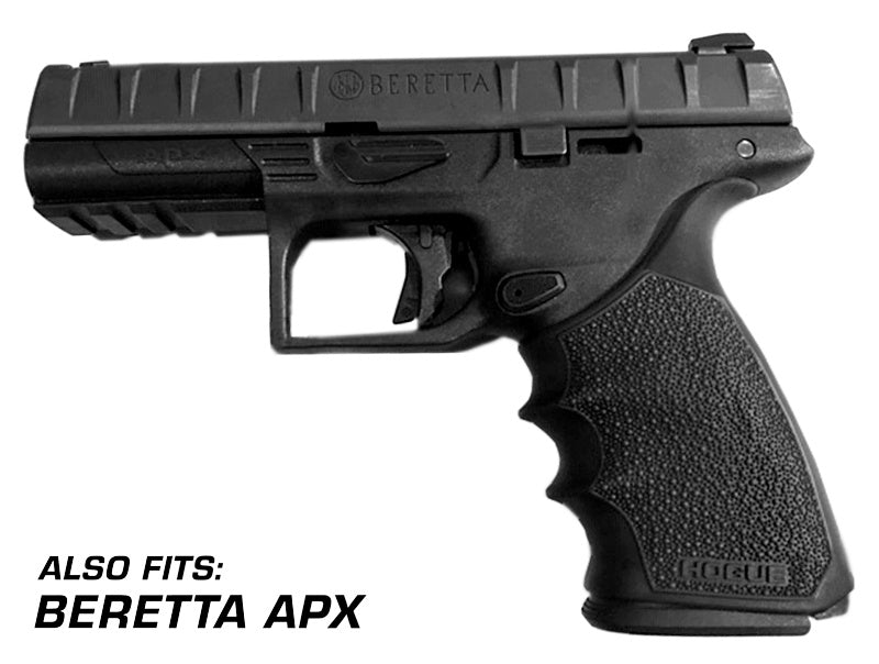 Hogue HandAll Beavertail Grip Sleeve Glock 17, G17 MOS, G17L, G22, G35, G35 MOS, G34, G34 MOS, G31, G37 Gen 3-4 Black