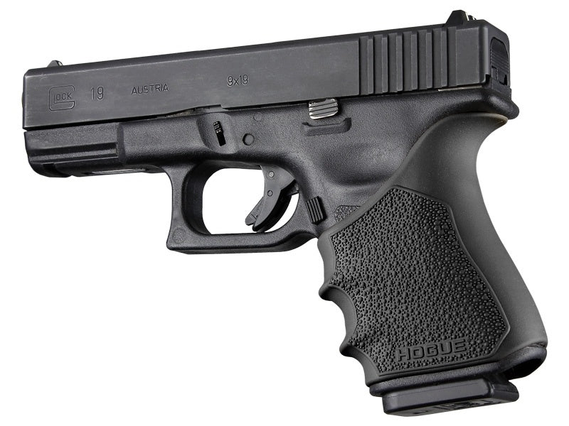 Hogue HandAll Beavertail Grip Sleeve Glock 19, 23, 32, 38 Gen 3-4 Black