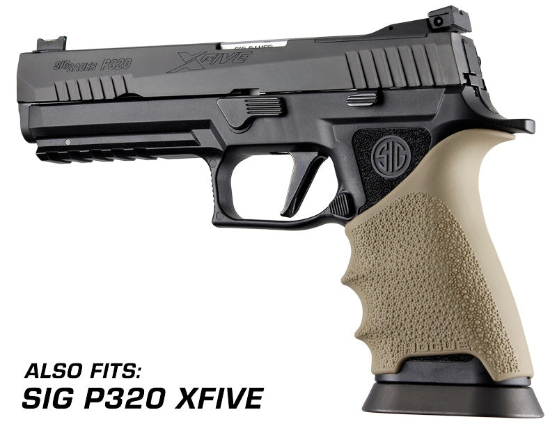 Hogue HandAll Beavertail Grip Sleeve Sig Sauer P320 Black