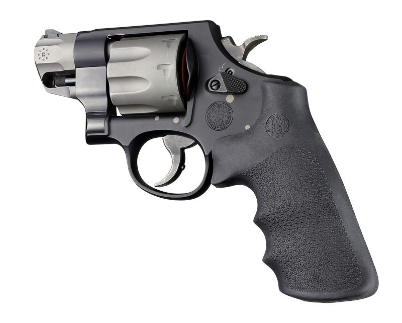 Hogue S&W K, L, N, X, Z Frame Round Butt Rubber Tamer Conversion Monogrip Black