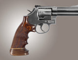 Hogue S&W K or L Frame Round Butt Conversion Cocobolo Big Butt Checkered