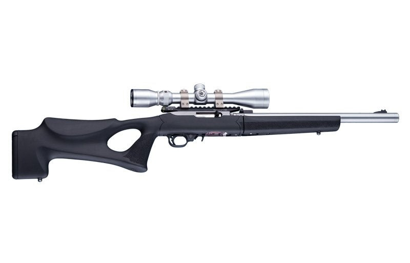 Hogue Ruger 10-22 Takedown Thumbhole Rubber OverMolded Stock with .920" Diameter Barrel Channel Black