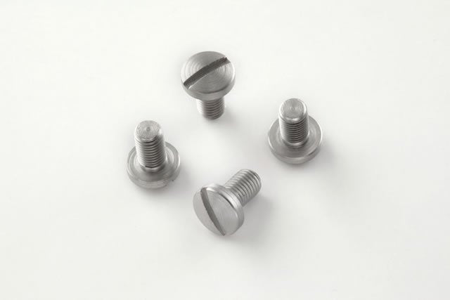 Hogue Grip Screws - Colt Govt, CMD, Off. - Stainless (x4) Slotted Head