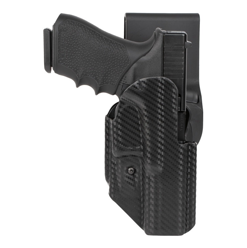 Hogue ARS Stage 1 - Sport Holster (Right Hand) for Glock 17, 18, 22, 31, 37, 47 - Carbon Fibre Weave