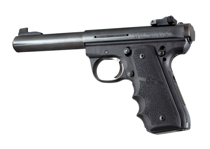 Hogue Ruger 22/45 RP Rubber Grip with Finger Grooves Black