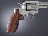 Hogue Ruger Security Six - Smooth - PAU FERRO - w/ Finger Grooves