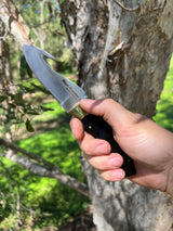 Pro-Tactical Knife Guthook Hunter 3.4 inch Blade with Black Pakka Wood Handle