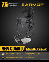 Earmor M300T Electronic Bluetooth Earmuffs & Shooting Glasses Package
