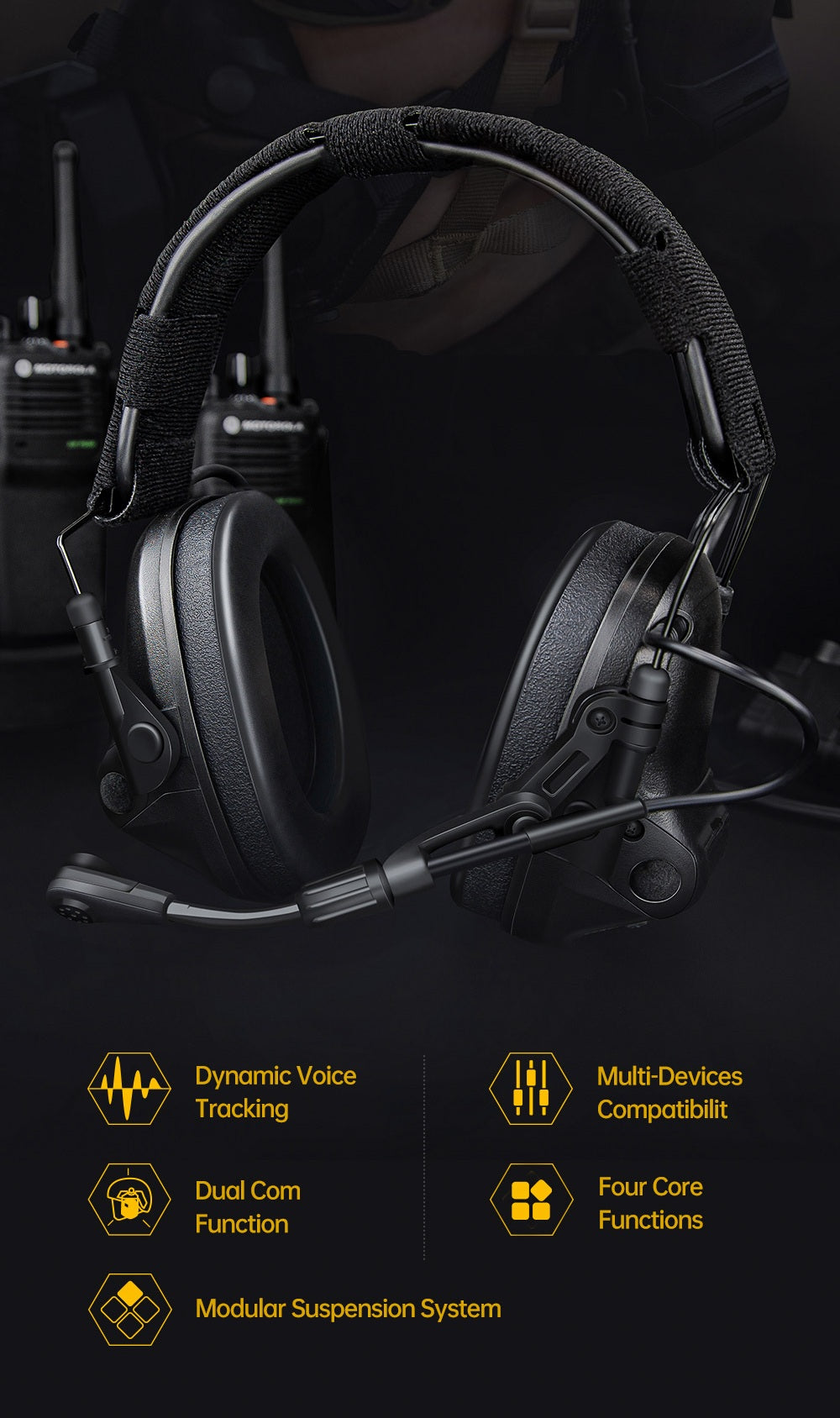 Earmor M33 Bluetooth Mil-Spec Electronic Ear Muffs - Foliage Green