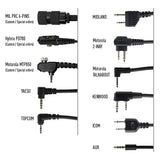 Earmor Tactical PTT (push to talk) without Finger Button - Kenwood