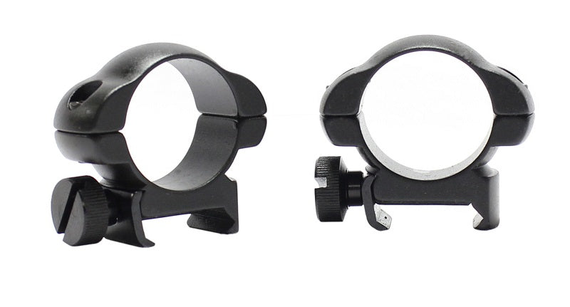 Pecar Optics 1in Scope Rings Low Weaver Style with Nut