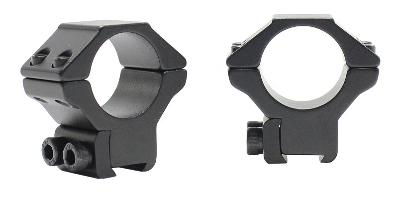 Pecar Optics 1in Scope Rings Medium 3/8 Dovetail Alloy