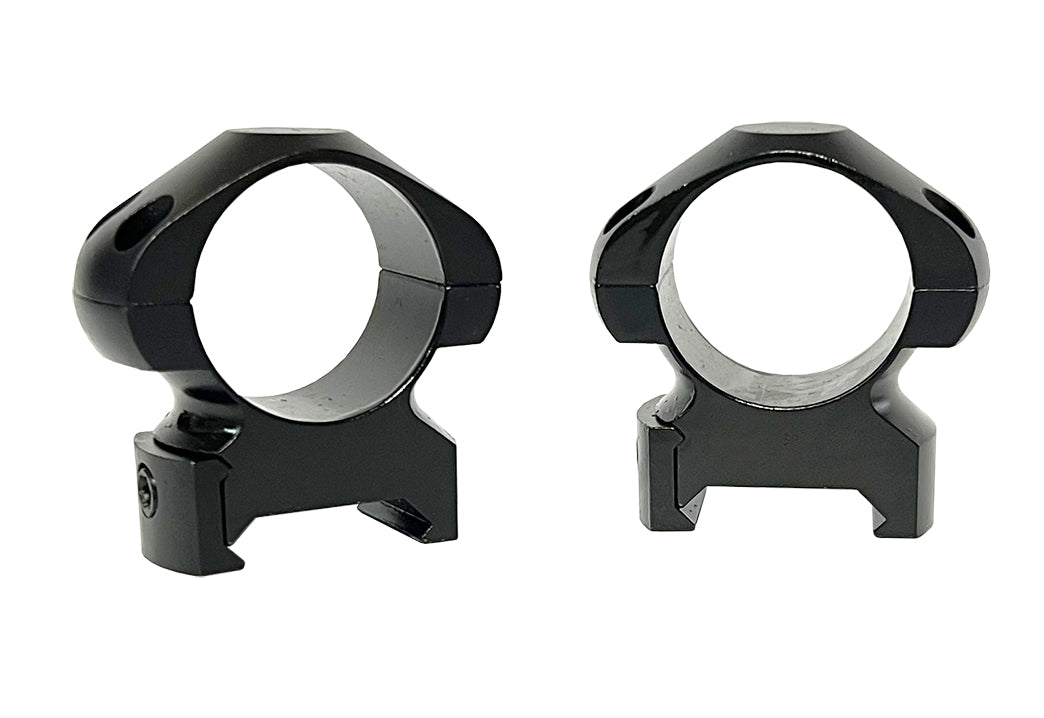 Pecar Optics 1in Scope Rings Medium Weaver Style Steel
