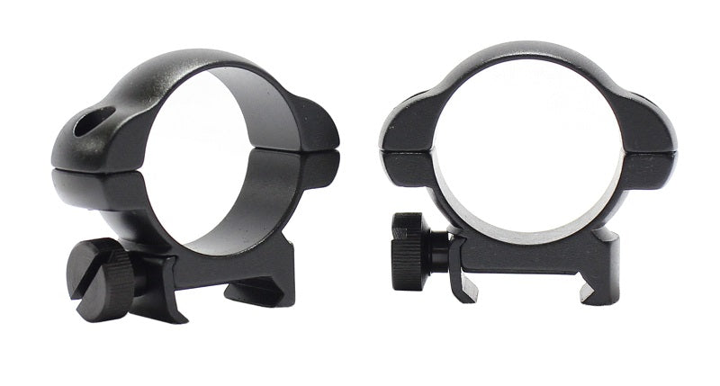 Pecar Optics 30mm Scope Rings Low Weaver Style with Nut
