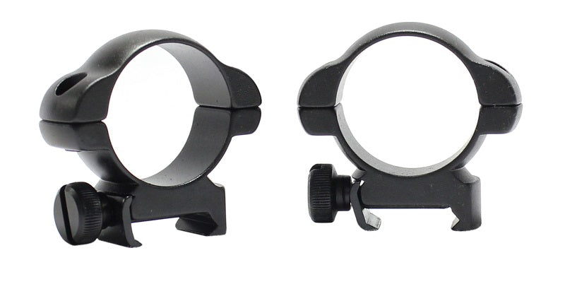 Pecar Optics 30mm Scope Rings Medium Weaver Style with Nut