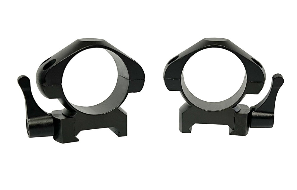 Pecar Optics 30mm Scope Rings Medium Weaver Style Quick Detach