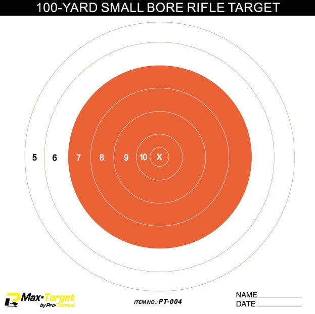 Pro-Tactical Small Bore Target Fluorescent Orange 20 pack