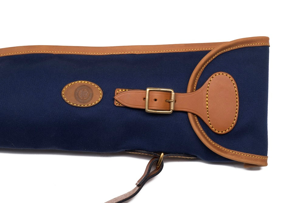 Rigby Canvas Unlined Shotgun Slip - Rigby Blue
