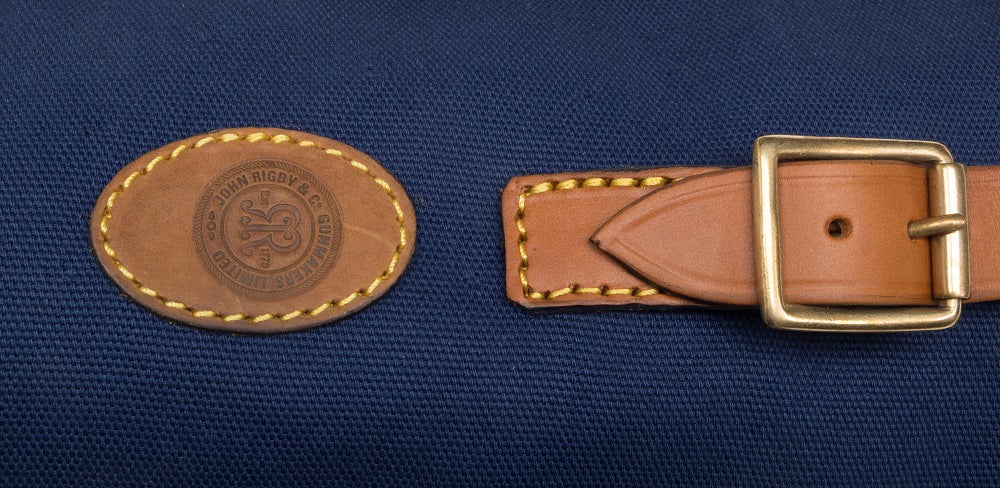 Rigby Canvas Unlined Shotgun Slip - Rigby Blue