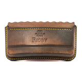 Rigby Open 10 Round Leather Bullet Pouch - Euro